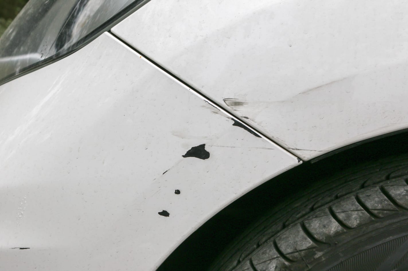 Rock chip protection with paint protection film